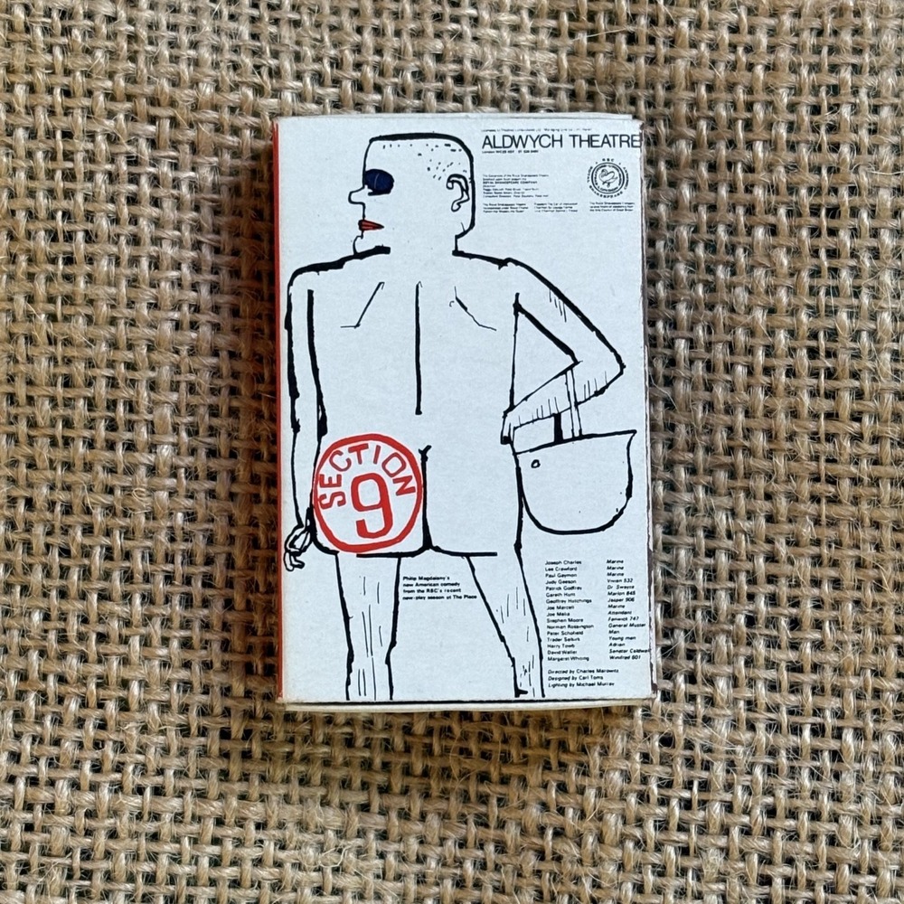 Vintage 1974 Aldwych Theatre Section 9 Matchbox Royal Shakespeare Company Japan